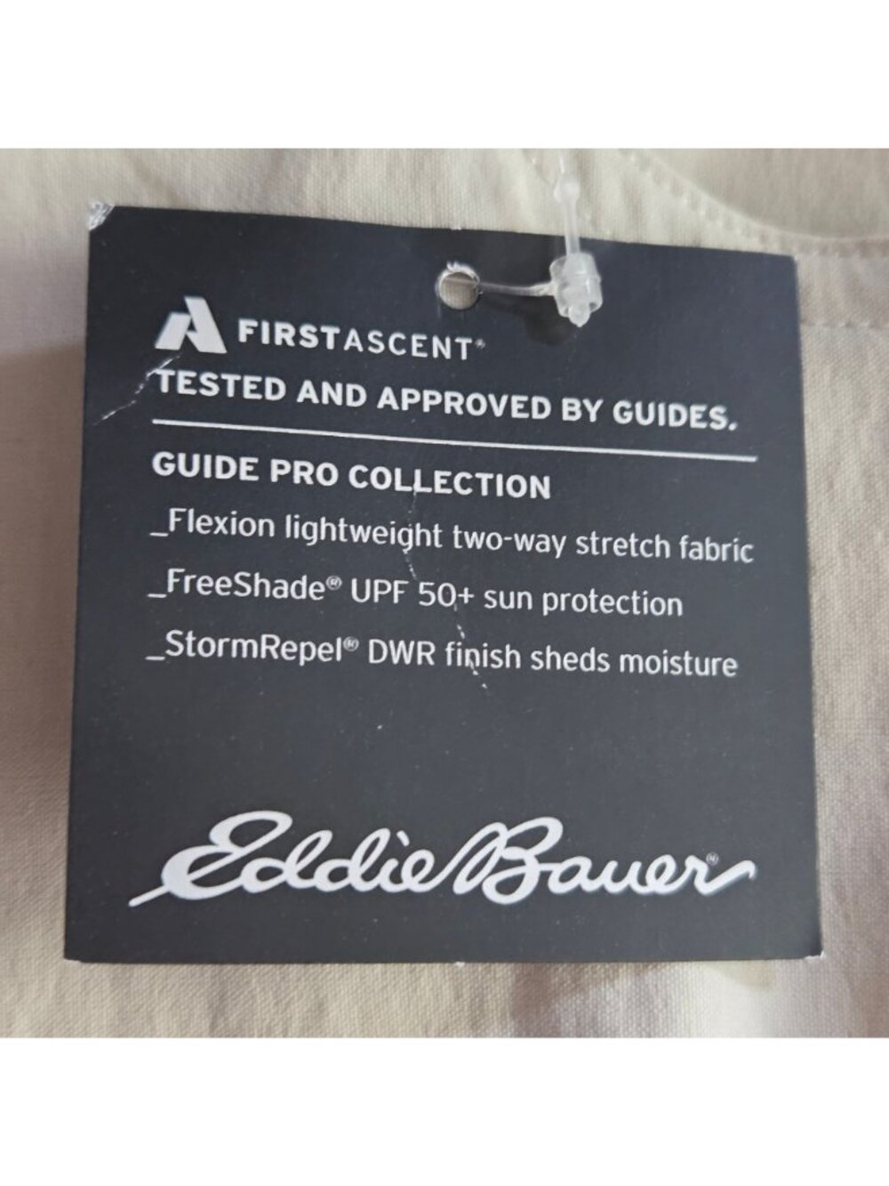 Eddie Bauer First Ascent Guide Pro Shorts Size 14 Pumice NEW - Picture 15 of 16